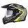 Motocross Helmet CASSIDA TOUR 2.0 X-TRA /black matt peak XS