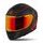 Full face helmet CASSIDA Integral GT 2.1 Flash matt black/ metallic red/ dark grey S