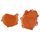 Clutch and ignition cover protector kit POLISPORT 90986 orange