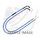 Throttle cables (pair) Venhill K02-4-124-BL featherlight blau