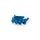 Schrauben PUIG ANODIZED 0610A blau M5 x 25mm (6pcs)