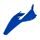 Rear Fender + Side Panels POLISPORT 8559500004 blau