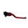 Bremshebel ACCOSSATO fixed CNC-worked aluminium, red
