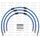 STANDARD Front brake hose kit Venhill POWERHOSEPLUS HON-7017FB-SB (3 Schläuche im Satz) Solid blue hoses, black fittings