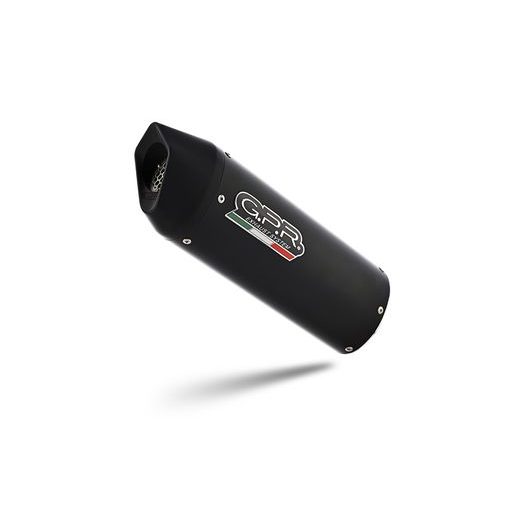 Slip-on exhaust GPR FURORE EVO4 H.268.CAT.FNE4 Matte Black including removable db killer, link pipe and catalyst