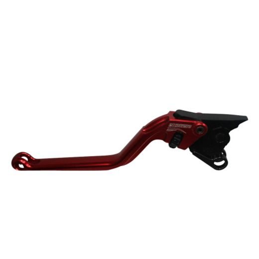Clutch Lever ACCOSSATO fixed CNC-worked aluminium, red