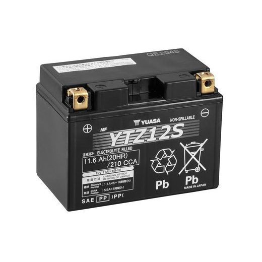 Werkaktivierte Motorradbatterie YUASA YTZ12S
