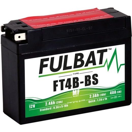 Wartungsfreie Motorradbatterie FULBAT FT4B-BS (YT4B-BS)