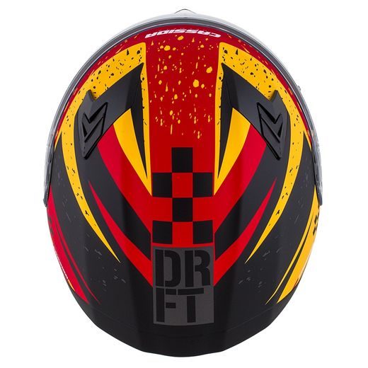Full face helmet CASSIDA INTEGRAL 3.0 DRFT matt orange / fluo red S