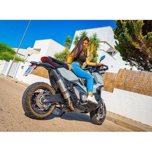 Slip-on exhaust GPR SATINOX HON.262.1.SAT Brushed Stainless steel including removable db killer and link pipe