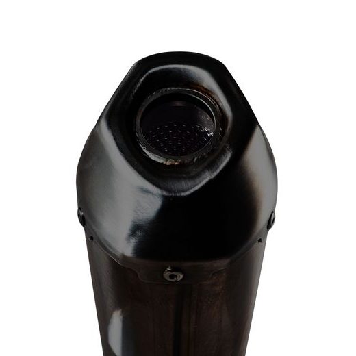 Slip-on exhaust GPR PENTAROAD VO.5.CAT.PE.BL Matte Black including removable db killer, link pipe and catalyst