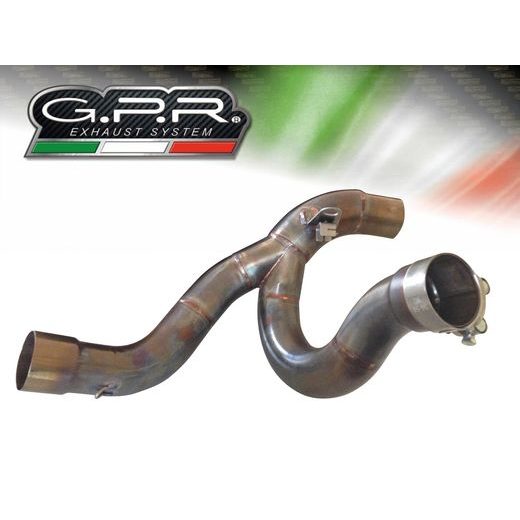 Decat pipe GPR D.130.DEC Brushed Stainless steel