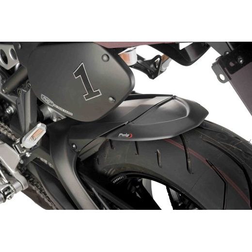 Rear fender extension PUIG 21161J schwarz matt