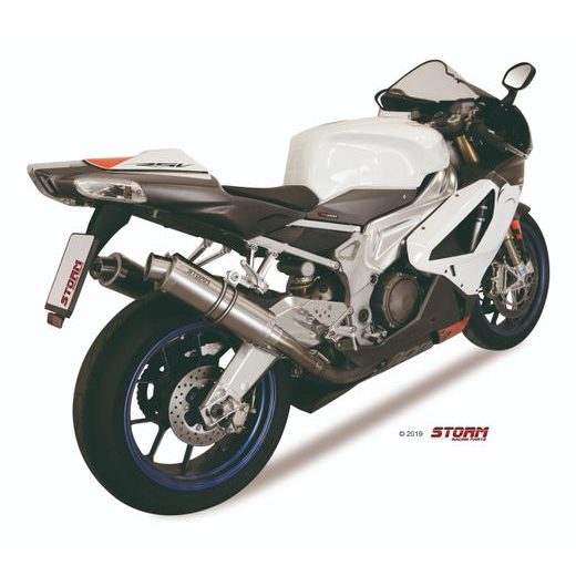 2 Auspuffendstücke STORM GP A.004.LXS Edelstahl