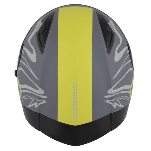 Full face helmet CASSIDA Orbit Multivers gray matt,gray,yellow fluo,black S