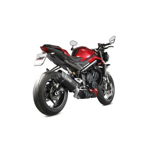 Full exhaust system 3x1 MIVV SR-1 T.026.LR1TB Black titanium