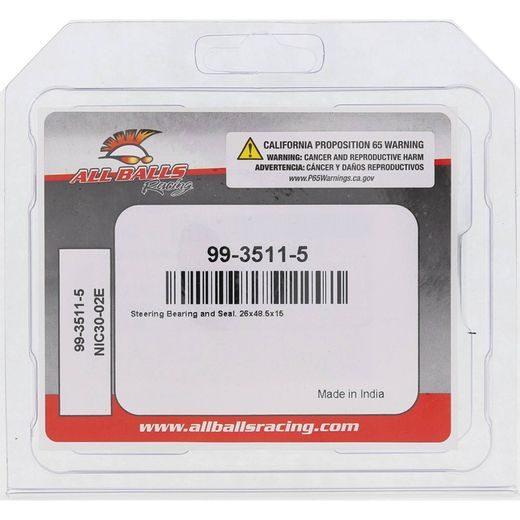 Steering bearing with seal All Balls Racing 99-3511-5