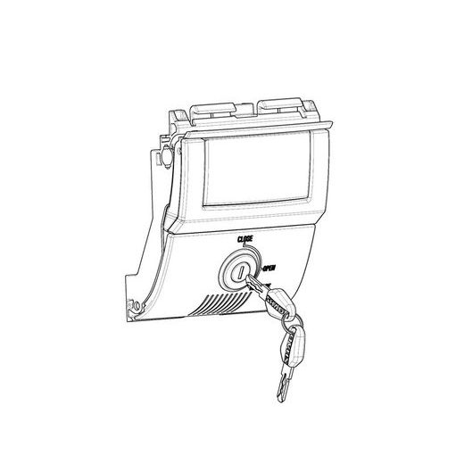 Verschlusssystem PREMIUM SHAD D1B59PMAR for SH58X/SH59X with PREMIUM SMART lock