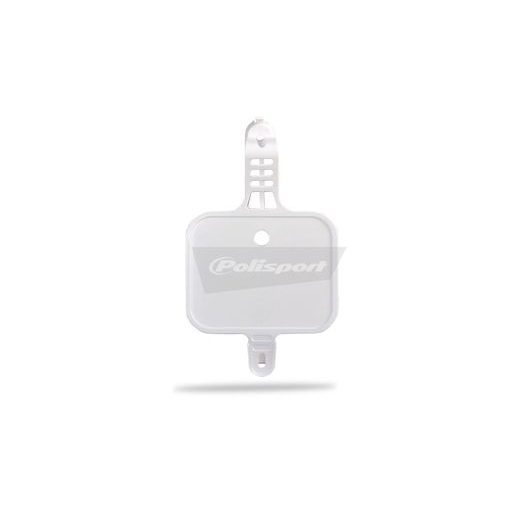 Number plate POLISPORT 8661800001 weiß