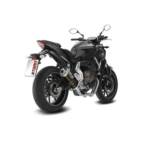 Auspuff komplett 2x1 STORM GP Y.045.LXSB Steel black