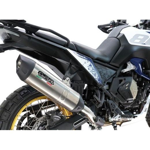 Slip-on exhaust GPR FURORE-X TITANIO VO.9.FUXTIT Brushed Titanium including removable db killer and link pipe