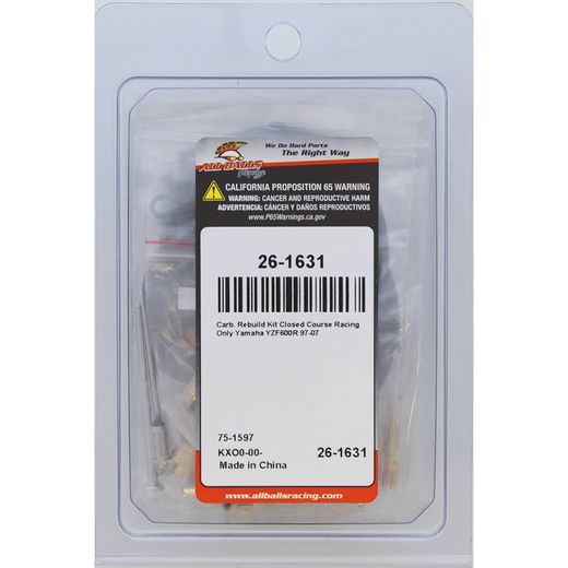 Carburetor Rebuild Kit All Balls Racing CARK26-1631