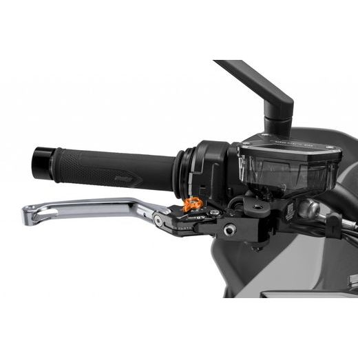 Bremsehebel ohne Adapter PUIG 4.0 4110YT foldable titan/orange