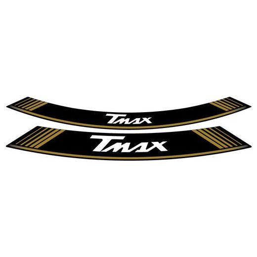 Rim strip PUIG T-MAX 5532O gold set of 8 rim strips