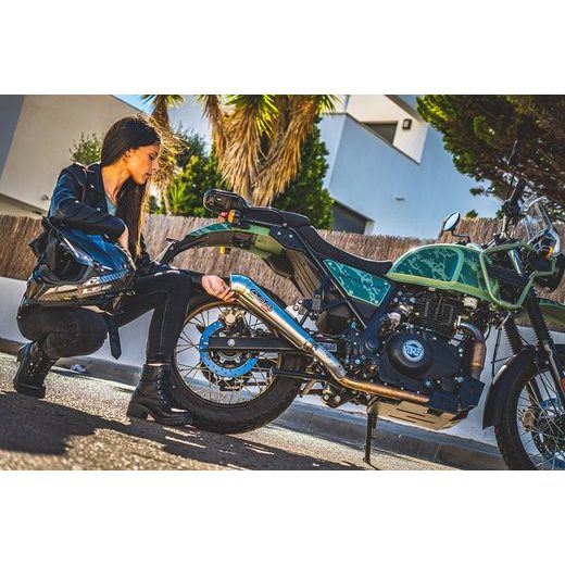 Slip-on exhaust GPR POWERCONE EVO E5.ROY.9.CAT.PCEV Brushed Stainless steel including removable db killer, link pipe and catalyst