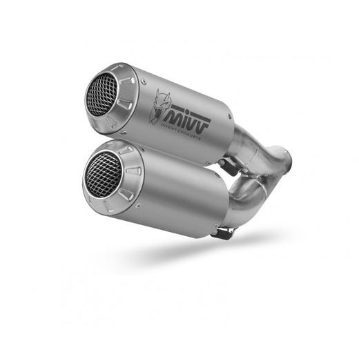 2 Auspuffendstücke MIVV MK3 KT.022.LM3X Edelstahl