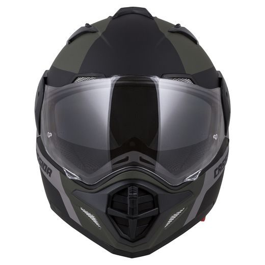 Touring helmet CASSIDA TOUR 1.1 SPECTRE matt army green/ grey/ orange/ black M