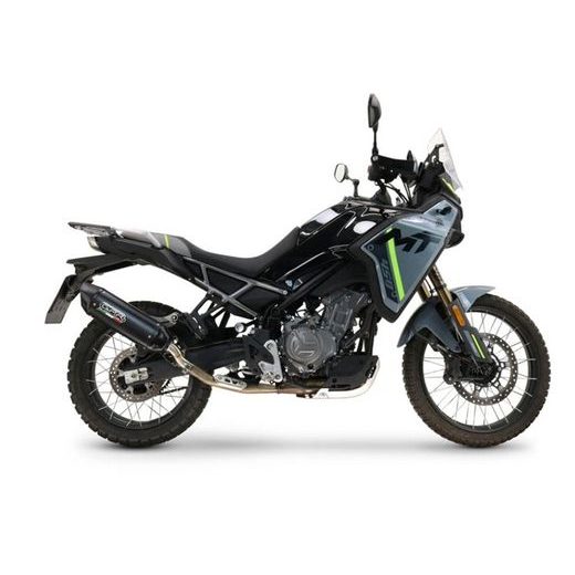 Slip-on exhaust GPR FURORE-X TITANIO NERO CF.17.VO.7.FUXTITBL Titanium Matte Black including removable db killer and link pipe