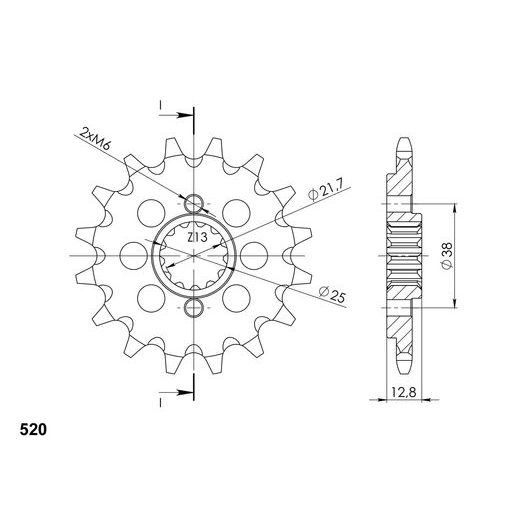 Ritzel SUPERSPROX CST-511:14 14T, 520