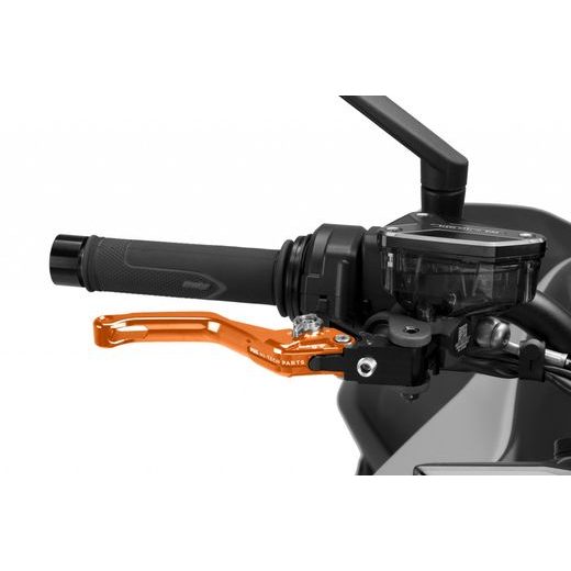 Bremsehebel ohne Adapter PUIG 4.0 4130TP kurz orange/silver