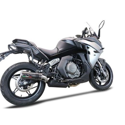 Slip-on exhaust GPR M3 POPPY CF.7.1.M3.PP Brushed Stainless steel including removable db killer and link pipe