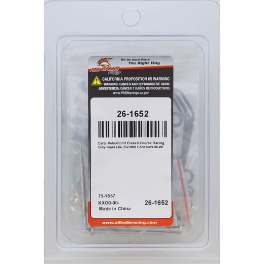 Carburetor Rebuild Kit All Balls Racing CARK26-1652