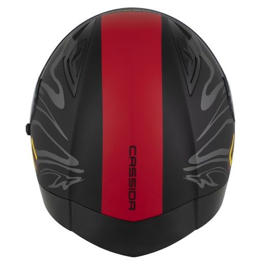Full face helmet CASSIDA Orbit Multivers black matt,red,gray,yellow M