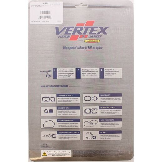 Clutch cover gasket WINDEROSA CCG 816840 inner side