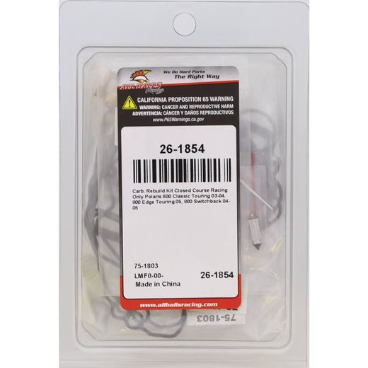 Carburetor Rebuild Kit All Balls Racing CARK26-1854