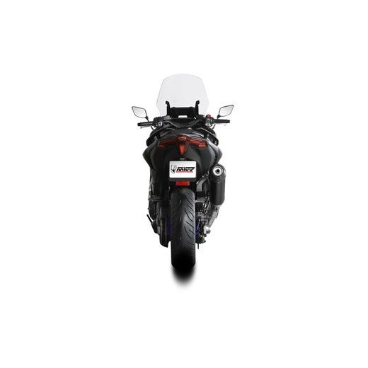 Auspuff komplett 2x1 MIVV OVAL Y.080.LVC Black with carbon cap