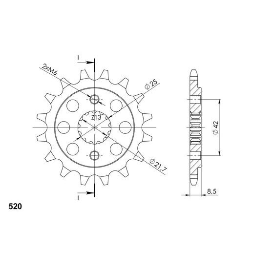 Ritzel SUPERSPROX CST-512:15 15T, 520