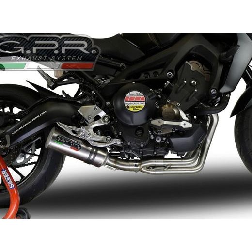 Auspuff komplett GPR M3 INOX CO.Y.217.RACEDB.M3.INOX Brushed Stainless steel including removable db killer