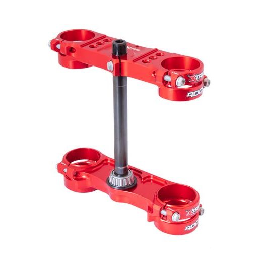 Triple clamp X-TRIG ROCS TECH 40504012 rot 14mm