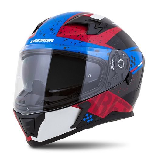 Full face helmet CASSIDA INTEGRAL 3.0 DRFT pearl blue / red M