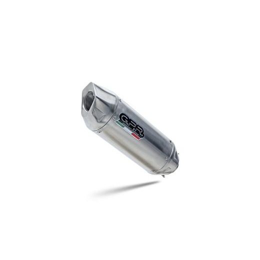 Slip-on exhaust GPR FURORE EVO4 NERO KT.105.3.FN Matte Black including removable db killer and link pipe