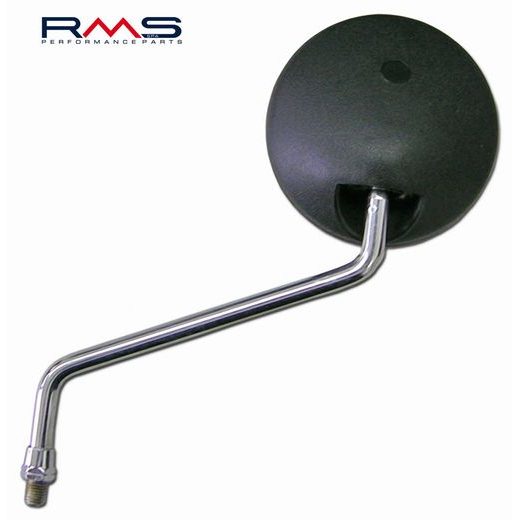 Spiegel RMS 122760570 links black with chromed shaft