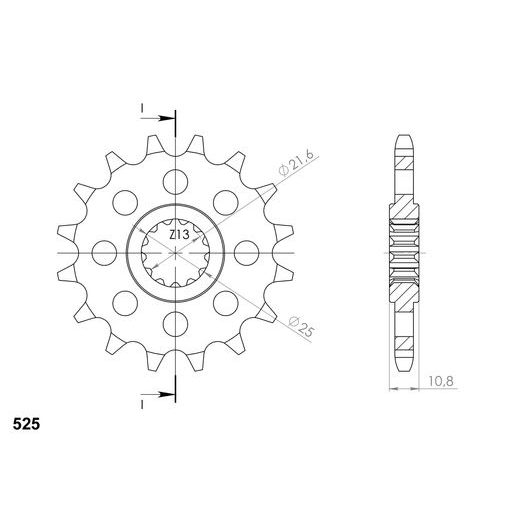 Ritzel SUPERSPROX CST-1586:16 16T, 525