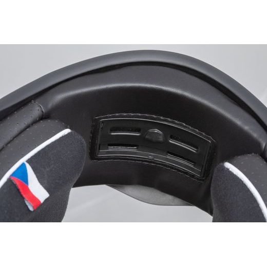 Motocross Helmet CASSIDA FORMX FLATOUT black matt/ dark grey/ black matt peak S