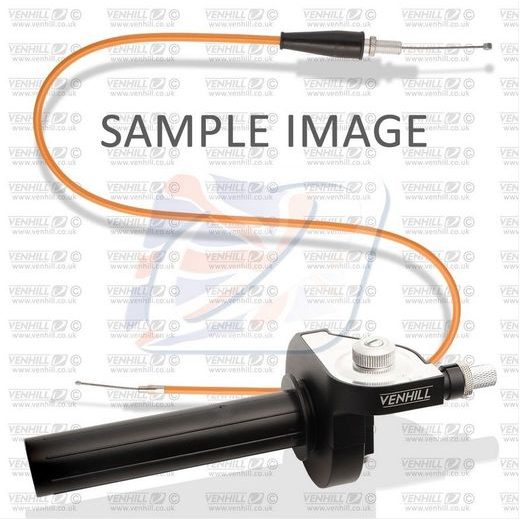 Twistgrip conversion 600A Venhill Y01-4-042-OR featherlight orange