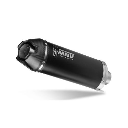 Full exhaust system 3x1 MIVV AK-1 Y.078.LZK Black with carbon cap